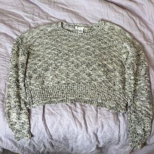 Cropped Knit Sweater